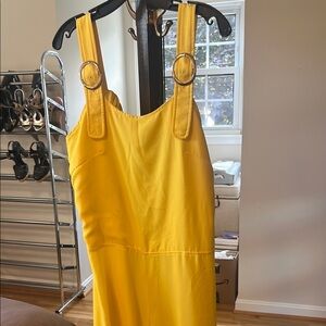 Yellow Sleeveless Dress